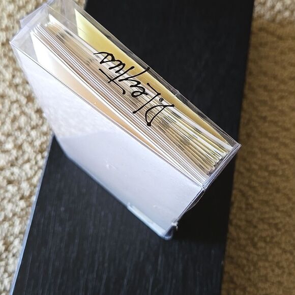 Black Cream Patterned Cards Envelopes Yellow Inside Blank Stationary Note Thanks - Picture 15 of 15